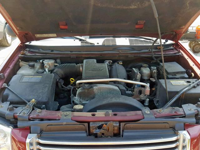 1GKET16S566128496 - 2006 GMC ENVOY XL MAROON photo 7