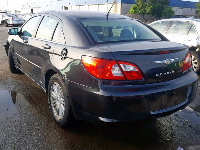 1C3LC56K47N681078 - 2007 CHRYSLER SEBRING TO BLACK photo 3