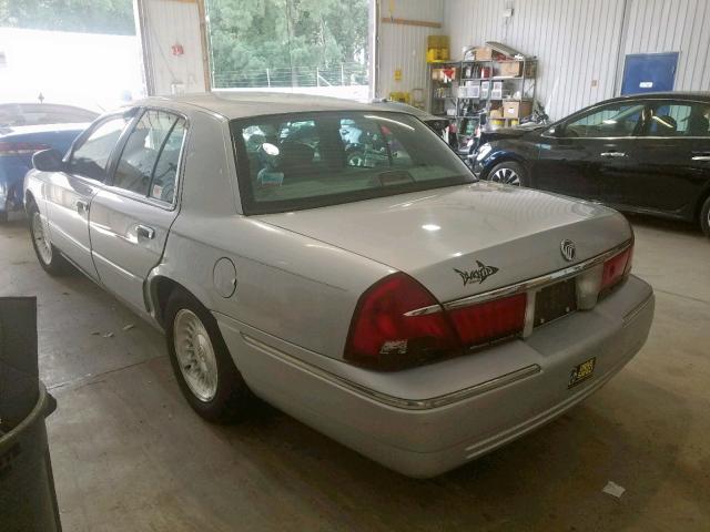 2MEFM75W4XX658225 - 1999 MERCURY GRAND MARQ GRAY photo 3