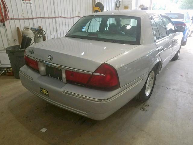 2MEFM75W4XX658225 - 1999 MERCURY GRAND MARQ GRAY photo 4