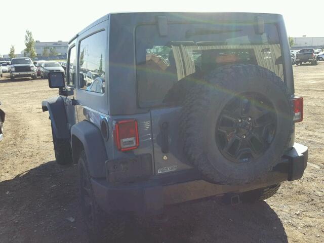 1C4AJWAG3FL633194 - 2015 JEEP WRANGLER S GRAY photo 3