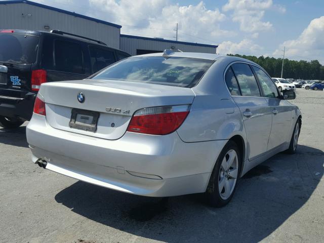 WBANF73507CY17351 - 2007 BMW 530 XI SILVER photo 4