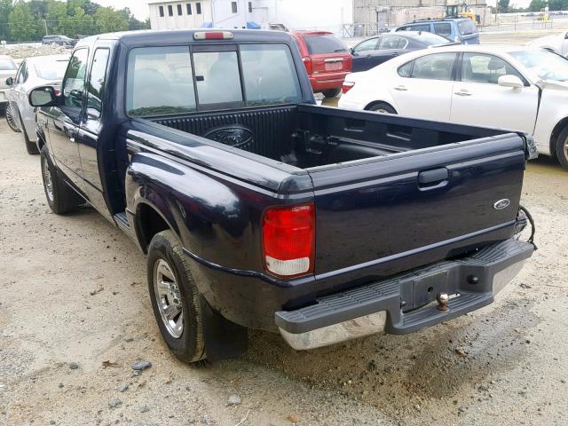 1FTYR14V5YTA74920 - 2000 FORD RANGER SUP BLUE photo 3