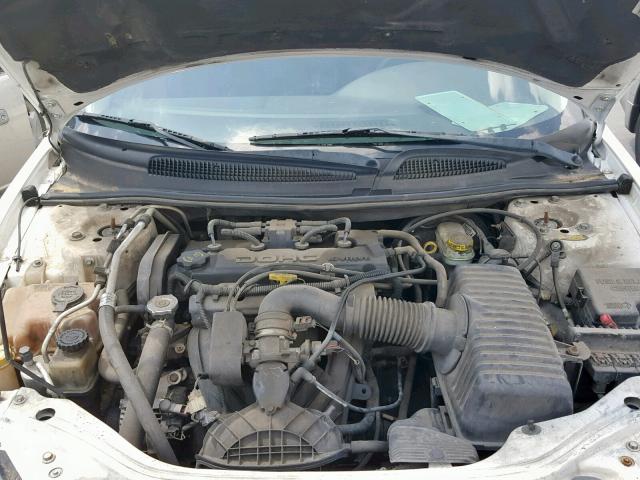 1B3EL36X74N358614 - 2004 DODGE STRATUS SE WHITE photo 7