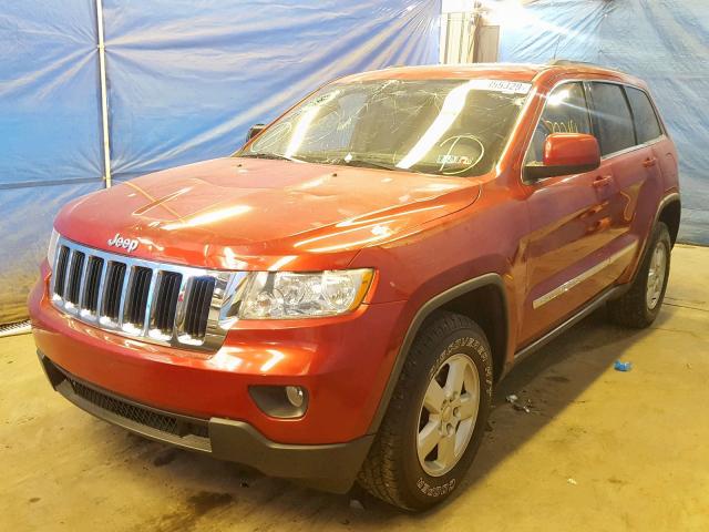 1J4RR4GG4BC507583 - 2011 JEEP GRAND CHER BURGUNDY photo 2