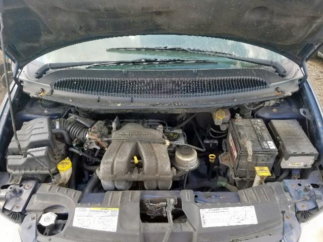 1D4GP25BX6B518732 - 2006 DODGE CARAVAN SE BLUE photo 7