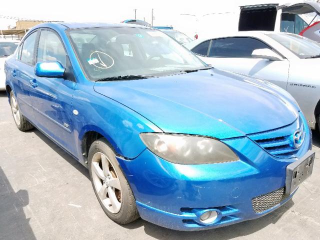 JM1BK123051265485 - 2005 MAZDA 3 S BLUE photo 1