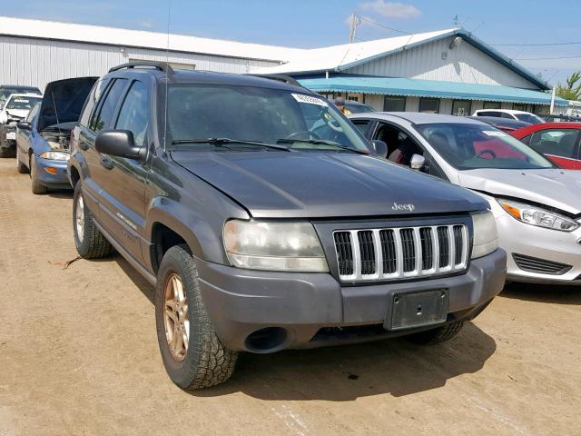 1J4GW48S74C308159 - 2004 JEEP GRAND CHER GRAY photo 1