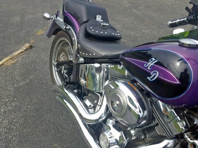 1HD1BX519BB020987 - 2011 HARLEY-DAVIDSON FLSTF PURPLE photo 9