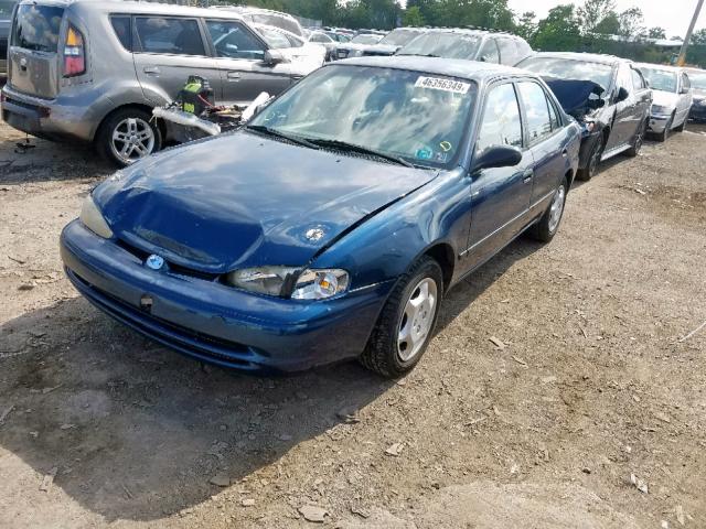 1Y1SK52831Z426731 - 2001 CHEVROLET GEO PRIZM BLUE photo 2