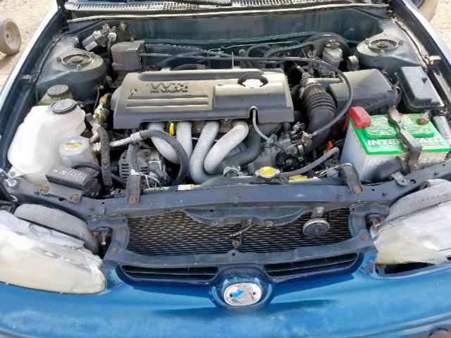 1Y1SK52831Z426731 - 2001 CHEVROLET GEO PRIZM BLUE photo 7