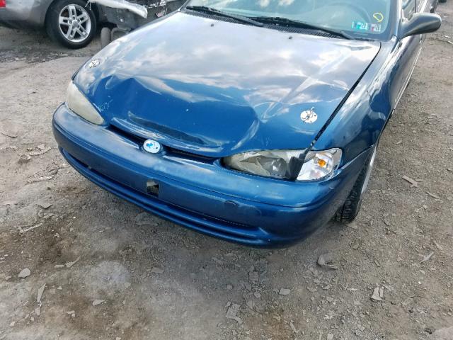 1Y1SK52831Z426731 - 2001 CHEVROLET GEO PRIZM BLUE photo 9