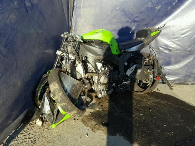 JKBZXJE14JA027410 - 2018 KAWASAKI ZX636 E GREEN photo 2