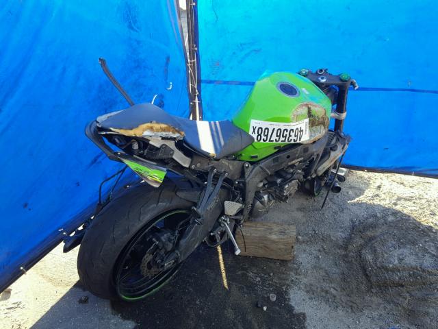 JKBZXJE14JA027410 - 2018 KAWASAKI ZX636 E GREEN photo 4