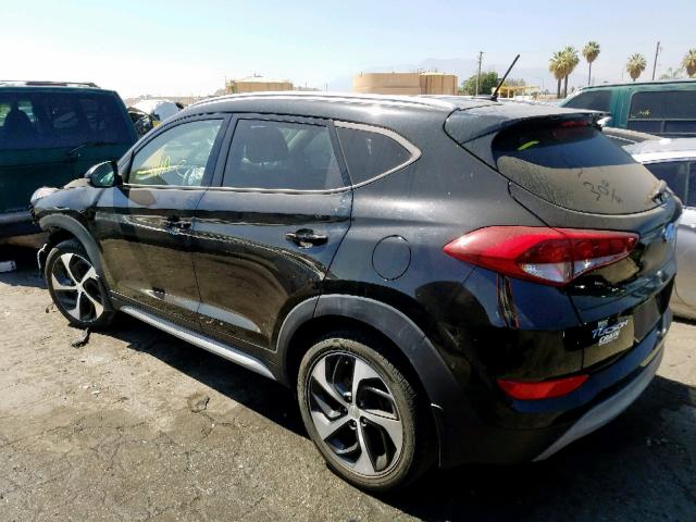 KM8J3CA2XHU388917 - 2017 HYUNDAI TUCSON LIM BLACK photo 3