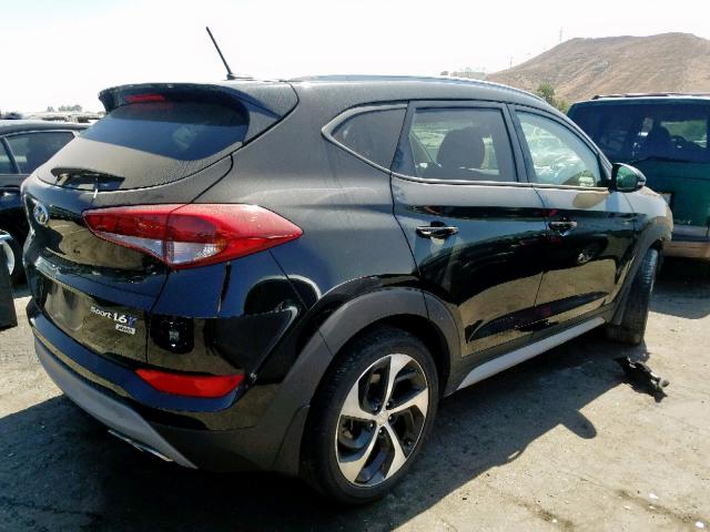 KM8J3CA2XHU388917 - 2017 HYUNDAI TUCSON LIM BLACK photo 4