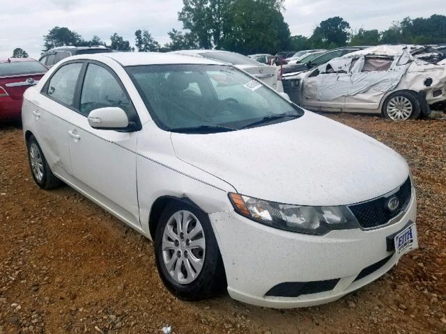 KNAFU4A21A5107274 - 2010 KIA FORTE EX WHITE photo 1