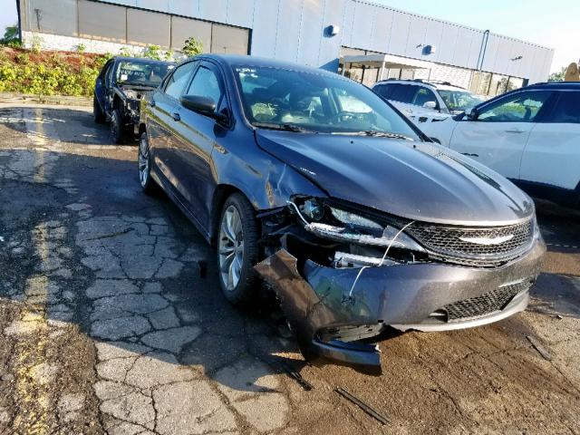 1C3CCCBB8GN138309 - 2016 CHRYSLER 200 S GRAY photo 1