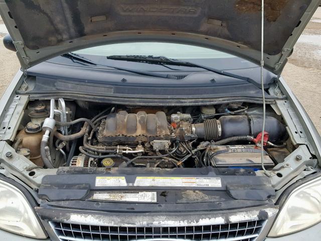 2FMZA5245YBA52599 - 2000 FORD WINDSTAR S GRAY photo 7