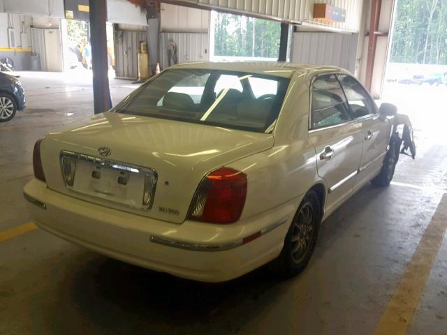 KMHFU45E65A401740 - 2005 HYUNDAI XG 350 WHITE photo 4