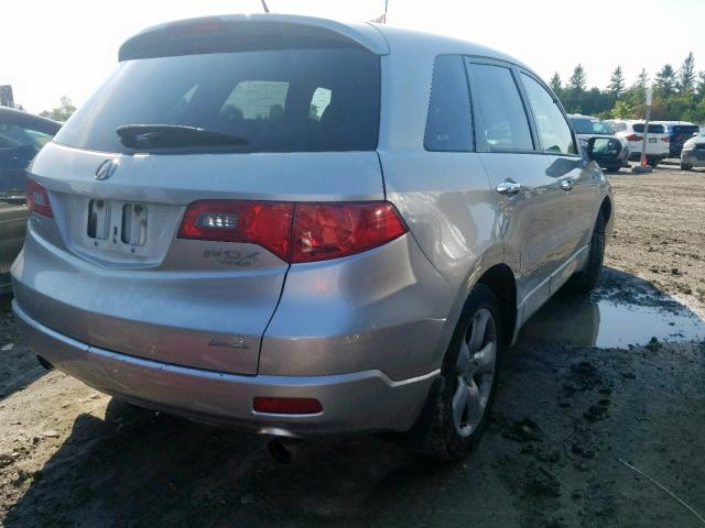 5J8TB18279A006311 - 2009 ACURA RDX SILVER photo 4