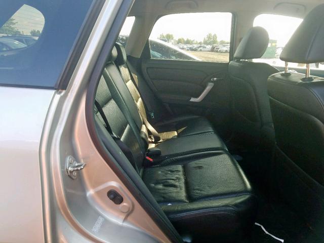 5J8TB18279A006311 - 2009 ACURA RDX SILVER photo 6