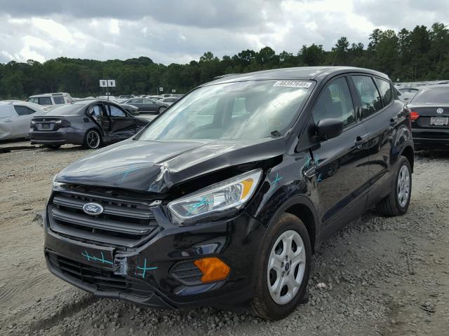 1FMCU0F73HUB72819 - 2017 FORD ESCAPE S BLACK photo 2