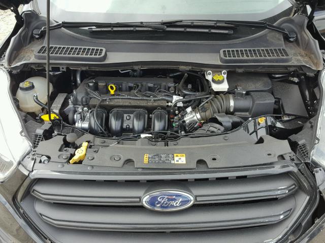 1FMCU0F73HUB72819 - 2017 FORD ESCAPE S BLACK photo 7