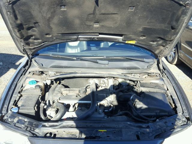 YV1RS592772605855 - 2007 VOLVO S60 2.5T CHARCOAL photo 7