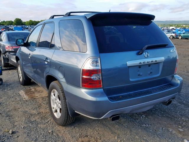 2HNYD18996H538825 - 2006 ACURA MDX TOURIN BLUE photo 3