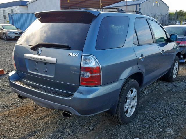 2HNYD18996H538825 - 2006 ACURA MDX TOURIN BLUE photo 4