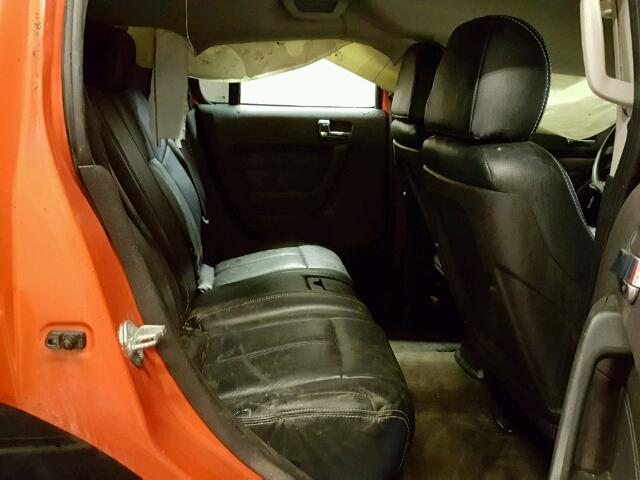 5GTEN13E898141121 - 2009 HUMMER H3 ORANGE photo 6