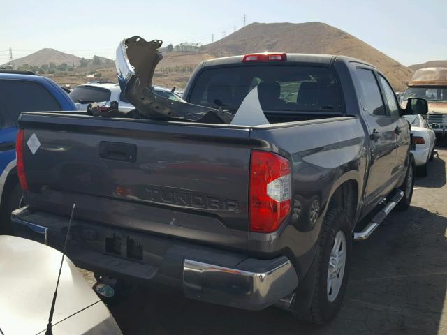 5TFEY5F17FX190715 - 2015 TOYOTA TUNDRA CRE GRAY photo 4