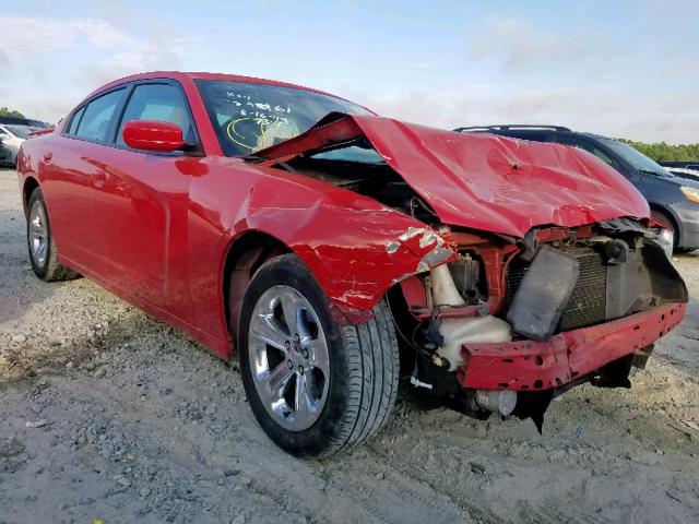 2C3CDXBG0CH301604 - 2012 DODGE CHARGER SE RED photo 1