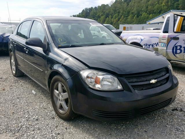 1G1AT58HX97250698 - 2009 CHEVROLET COBALT LT BLACK photo 1