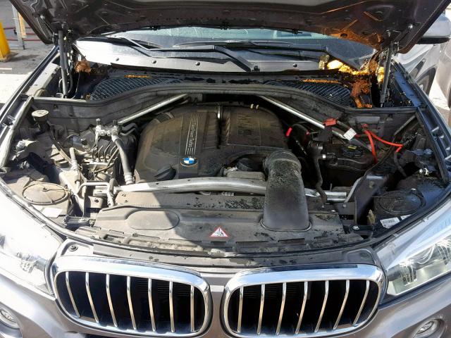 5UXKR2C5XF0H35385 - 2015 BMW X5 SDRIVE3 GRAY photo 7