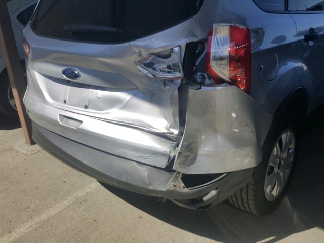 1FMCU0F73FUB31717 - 2015 FORD ESCAPE S SILVER photo 9