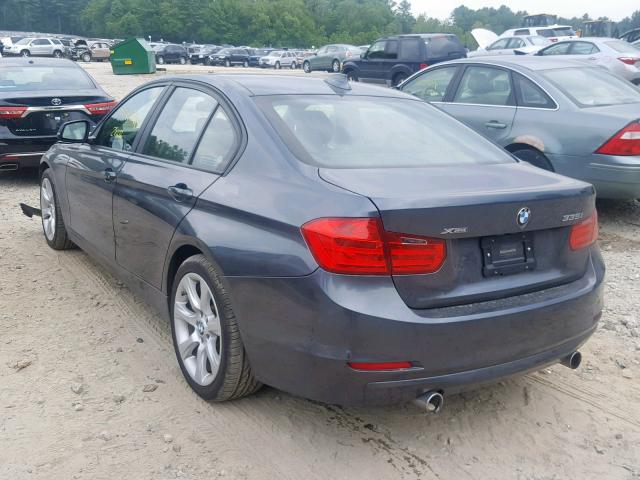 WBA3B9G50ENR90734 - 2014 BMW 335 XI GRAY photo 3