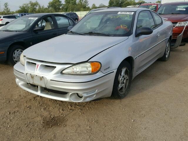 1G2NW12E74C176359 - 2004 PONTIAC GRAND AM G SILVER photo 2