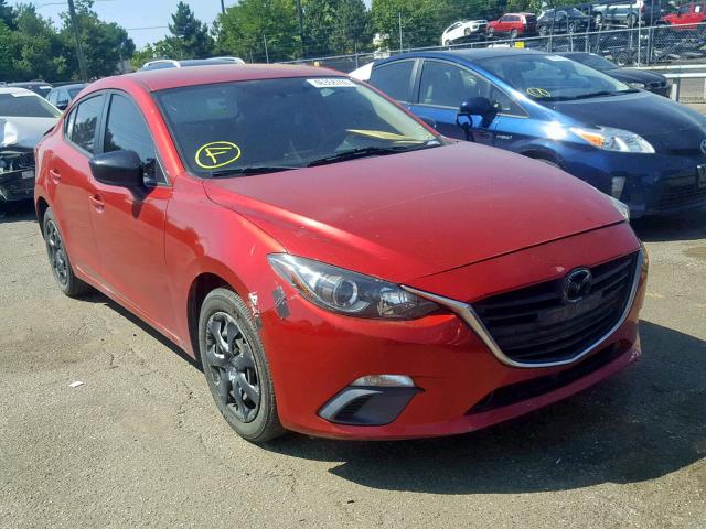 JM1BM1T76E1165323 - 2014 MAZDA 3 SV RED photo 1