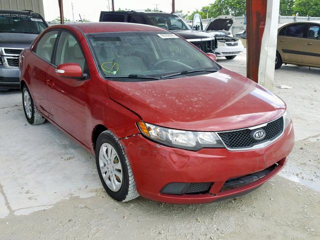 KNAFU4A2XA5215120 - 2010 KIA FORTE EX RED photo 1