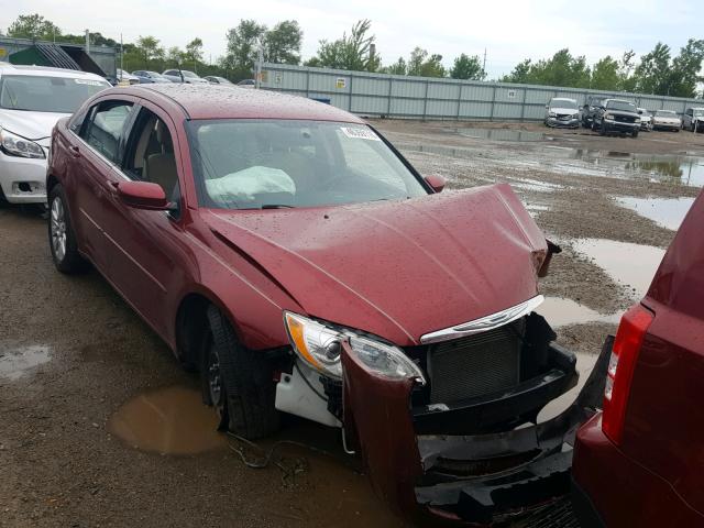 1C3CCBAG4CN268282 - 2012 CHRYSLER 200 LX MAROON photo 1