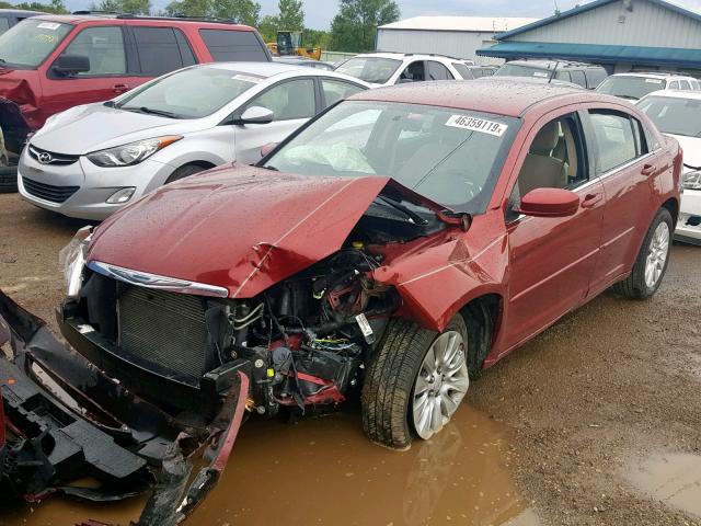 1C3CCBAG4CN268282 - 2012 CHRYSLER 200 LX MAROON photo 2