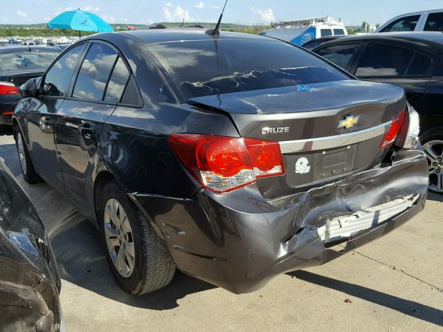 1G1PA5SH5E7180787 - 2014 CHEVROLET CRUZE LS BLACK photo 3