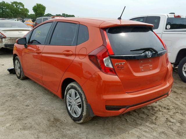 3HGGK5H41KM705890 - 2019 HONDA FIT LX ORANGE photo 3