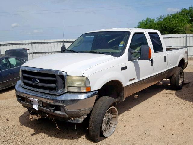 1FTSW31P24EB79994 - 2004 FORD F350 SRW S WHITE photo 2