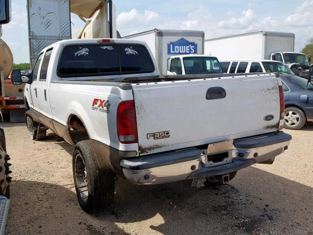 1FTSW31P24EB79994 - 2004 FORD F350 SRW S WHITE photo 3