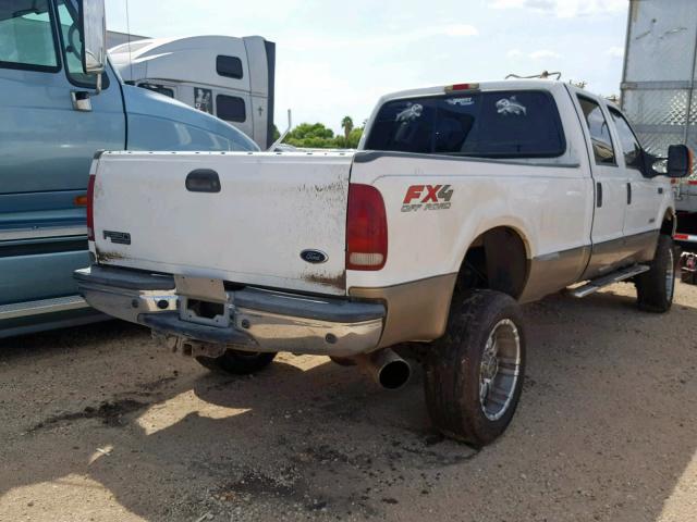 1FTSW31P24EB79994 - 2004 FORD F350 SRW S WHITE photo 4