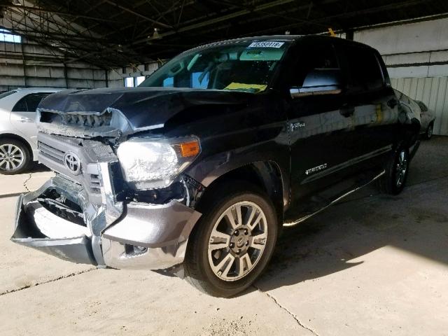 5TFEY5F16FX183089 - 2015 TOYOTA TUNDRA CRE GRAY photo 2