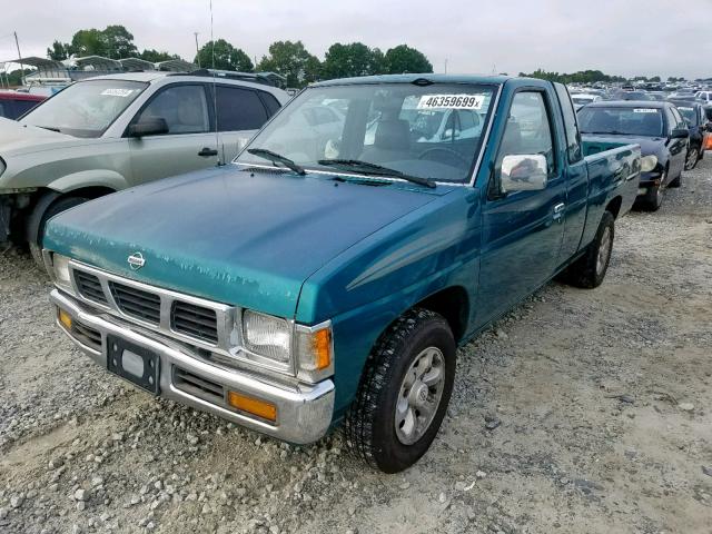 1N6SD16S1TC339412 - 1996 NISSAN TRUCK KING GREEN photo 2